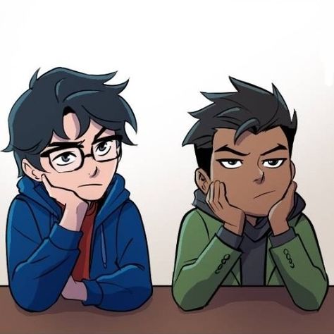 jon kent & damian wayne. super sons Dc Comics Facts, Bat Joker, Communication Illustration, Super Sons, Jon Kent, Superman X Batman, Batfamily Funny, Wayne Family, Superhero Kids