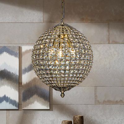 Sphere Pendant Light, Globe Lighting, Crystal Globe, Sphere Crystal, Small Chandelier, Geometric Chandelier, Globe Chandelier, Traditional Chandelier, Drum Chandelier