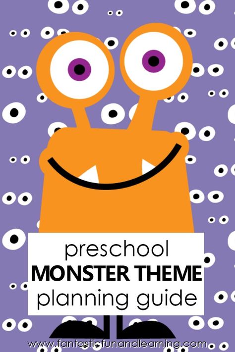 Monster Theme Classroom Preschool, Monster Unit Preschool, Monster Preschool Theme, Monsters Preschool Activities, Preschool Monster Theme, Preschool Monster Activities, Monster Theme Preschool, Monster Preschool Activities, Playgroup Themes