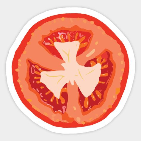 tomato sticker Tomato Sticker, Tomato Slice, Tumblr Png, Tumblr Stickers, Food Stickers, Paper Toys, Cool Stickers, Diy Stickers, Aesthetic Stickers