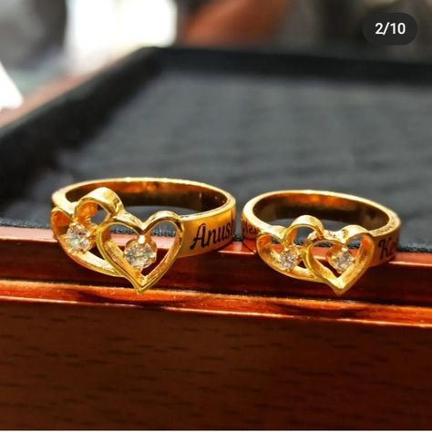 Couple Finger Rings Gold, Couple Wedding Rings Marriage Gold, Couple Rings Wedding Gold With Name, Couple Rings Gold Engagement Unique, Couple Rings Design Unique, Traffic Symbols, Gents Rings, Couple Rings Gold, Latest Gold Ring Designs