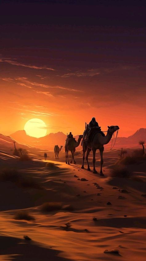 Arabian Nights Aesthetic, Panorama Alam, Camels Art, Photoshop Backgrounds Backdrops, Best Nature Images, Amazon Affiliate Marketing, Ancient Egypt Art, Beautiful Nature Wallpaper Hd, Egypt Art