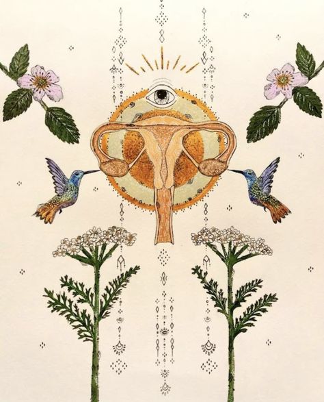 Sacred Womb Art, Womb Art Sacred Feminine, Fertility Goddess Aesthetic, Womb Aesthetic, Womb Drawing, Womb Illustration, Womb Painting, Fertility Aesthetic, Fertility Art