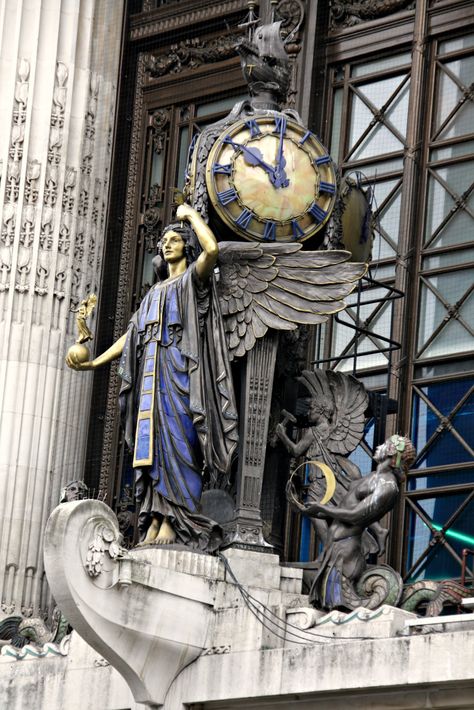 Beaux Arts Architecture, Residence Architecture, Oxford Street London, Selfridges London, I Love London, Ange Demon, Love London, Oxford Street, Antique Clocks