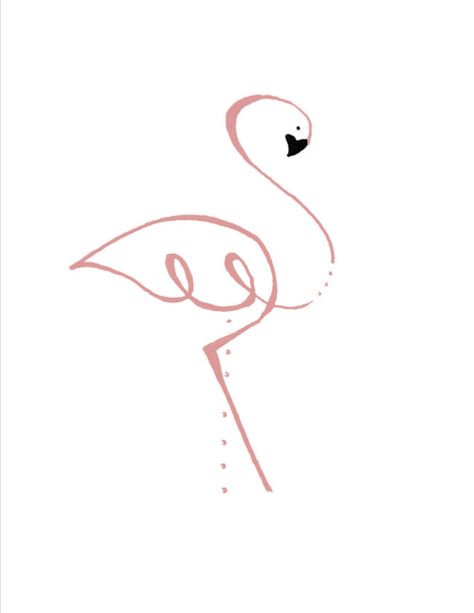 Tattoo idea Black Flamingo Tattoo, Flamingo Tattoo Minimalist, Pink Flamingo Tattoo, Get Your Pink Back Flamingo Tattoo, Flamingo Tattoo Small Simple, Flamingo Line Art Tattoo, Flamingo Tiny Tattoo, Pink Flamingo Outline Tattoo, Flamingo Tattoo