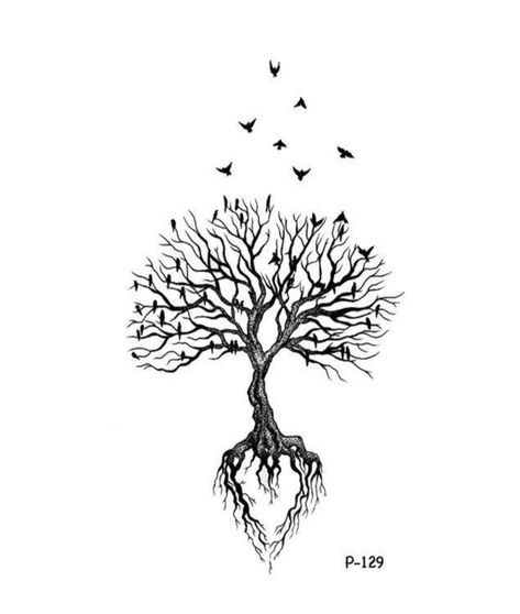 Tree Roots Tattoo, Tree Tattoo Back, Tree Tattoo Men, Roots Tattoo, Willow Tree Tattoos, Tattoo Tree, Tattoo Diy, Family Tree Tattoo, Muster Tattoos