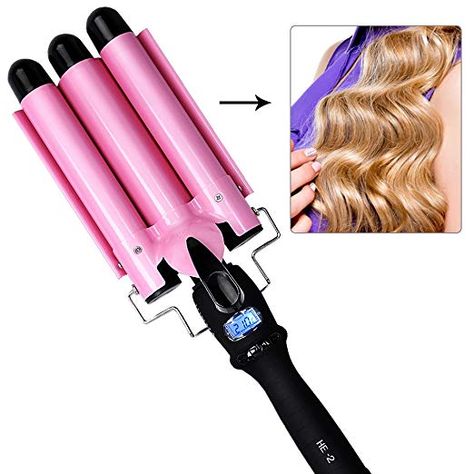 Crimper Iron, Curling Iron Tips, Vanity Inspo, Deep Waver, Curling Wands, Hair Curling Iron, Wand Hairstyles, Best Curlers, Large Curls