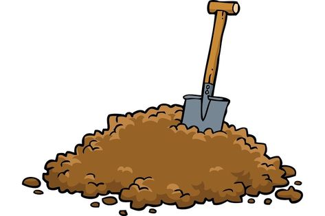 Shovel in a pile of earth on a white background vector illustration  ZIP includes: EPS, JPG Bible Activities For Kids, Gk Questions And Answers, Rp Ideas, Bible Activities, Bad Dog, Graphic Design Tutorials, Cartoon Dog, Shovel