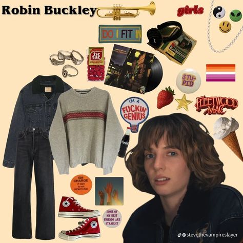 Robin Stranger Things Outfit Ideas, Stranger Things Robin Outfit, Robin Stranger Things Aesthetic, Robin Stranger Things, Aesthetic Stranger Things, Stranger Things Robin, Nancy Wheeler Stranger Things, Robin Outfit, Aesthetic Reference