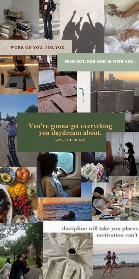 Aesthetic mood board 2023 Breanna Quan Mood Board, 2024the Plot, 2023 Moodboard, Morrocan Fashion, Desktop Wallpaper Quotes, College Vision Board, Aesthetic Motivation, Study Tips For Students, Daily Quotes Positive