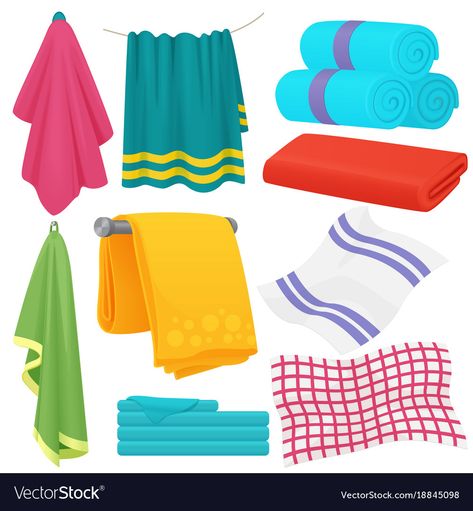 Bath Illustration, Folded Towels, Fold Towels, Infographic Examples, Turtle Images, Cartoon Fabric, Funny Towels, Fabric Photography, How To Fold Towels