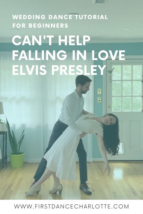 Can’t Help Falling In Love by Elvis Presley is one of the most romantic first dance songs ever written. It’s a classic choice that will never go out of style so you cannot go wrong if you choose this song. This choreographed routine is so easy to learn that you will be dancing together and feeling so much more confident within just a few hours. This beginner tutorial includes classic, romantic, beginner-friendly steps so you can enjoy your first dance! #canthelpfallinginlove #elvis #firstdance Elvis Presley Wedding, First Dance Choreography, Presley Wedding, First Dance Wedding Songs, Dance Tutorials, Can't Help Falling In Love, Wedding First Dance, Dance Songs, Dance Instructor