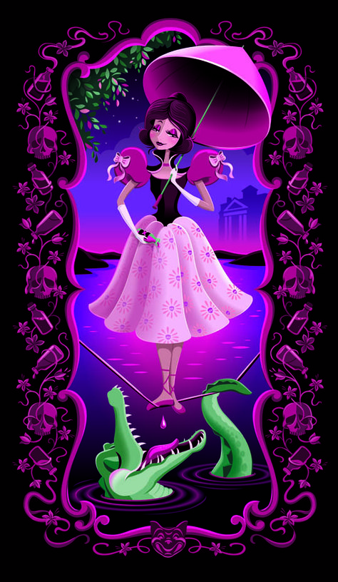 Print Print JeffGranitoFinalBow Jeff Granito, Images Disney, Dark Disney, Disney Haunted Mansion, Disney Posters, Disney Phone Wallpaper, Disney Artwork, Downtown Disney, Pinturas Disney