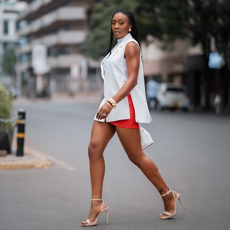 Fresh off leg day high embracing Monday with a pop of orange and a whole lot of sass.Who says you can’t be strong and stylish? ~Deets~ Top: @mrpfashion Sleeveless coat: @zara Orange skirt: @yvonneafrostreet Bag: @aldoshoes_sa Heels: @aldoshoes_sa 📸 : @golden_eye_creation 🤌🏾 #mondayclassics #aboutalook #style #ootd #legdayglow #nevermisslegday #fitandstylish Sleeveless Coat, Golden Eyes, Orange Skirt, Leg Day, Be Strong, Legs Day, Classy Outfits, Ootd, Zara