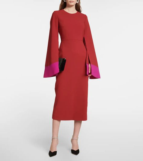 Roksanda 2023, Workwear 2023, Roksanda Dress, Office Wears, Military Blazer, Corporate Dress, Color Blocking Outfits, Stylish Short Dresses, Corporate Wear