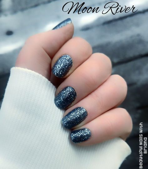 Color Street Moon River Moon River Color Street, Color Street Moon River, Nail Moon, Colorstreet Combos, Color Street Ideas, Street Stock, Color Nails, Moon River, Street Nails