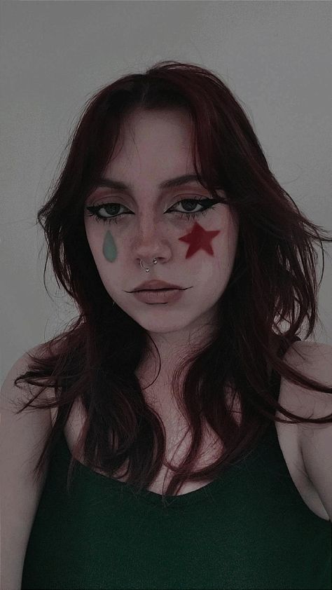 Anime Face Paint, Face Paint Cosplay, Anime Face, Anime Makeup, Girl Cosplay, Cosplay Anime, Face Paint, Paint, Makeup