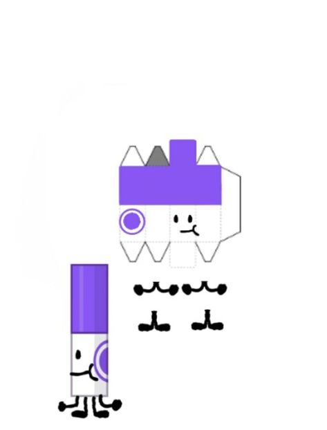 Bfdi Papercraft Template, Bfb Papercraft, Inanimate Insanity Papercraft, Osc Papercrafts, Object Show Papercraft, Bfdi Papercraft, Best Paper Plane, Origami Templates, Circus Crafts