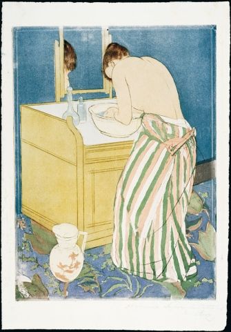 Green Bonnet, Walter Crane, Mary Cassatt, 3d Figures, Women Bathing, Writing Art, Art Historian, Art Institute Of Chicago, Japanese Prints