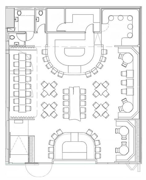 Small Restaurant Design Layout, Small Restaurant Floor Plan, Restaurant Sketch, Bar Floor Plan, Cafe Floor Plan, Cafe Plan, Restaurant Floor Plan, Rooftop Restaurant Design, Cafeteria Design