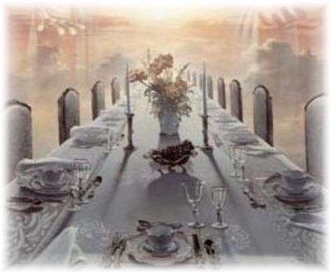 We will one day  gather at the Wedding  Supper of  the Lamb in heaven. Description from dailyencouragementnet.blogspot.com. I searched for this on bing.com/images Marriage Supper Of The Lamb, Feast Of Trumpets, Wedding Supper, Feasts Of The Lord, The Blind Side, Born Again Christian, Jesus Return, Way To Heaven, Up To The Sky