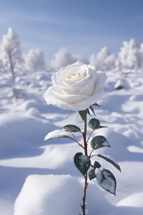 White Roses Wallpaper, Schnee Party, Beautiful Winter Pictures, Pretty Flowers Pictures, Dove Pictures, Rose Flower Pictures, Lovely Flowers Wallpaper, Nothing But Flowers, Beautiful Bouquet Of Flowers