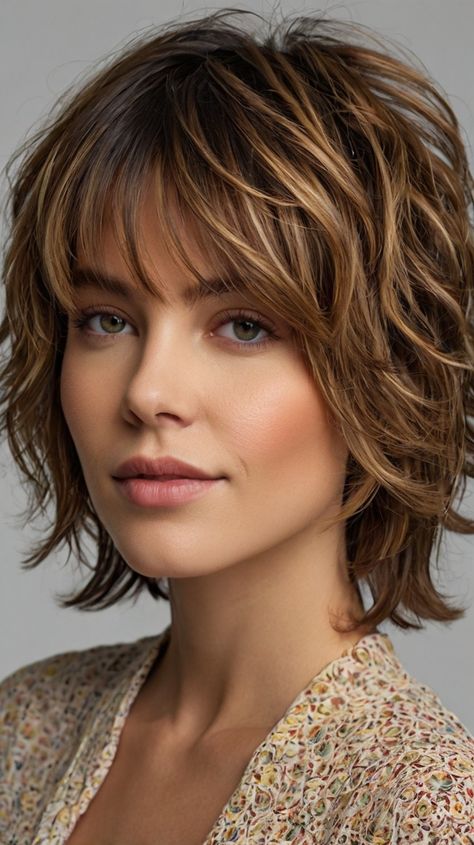 Medium-Length Shag Haircuts Modern Shag Haircuts Medium, Shoulder Length Shaggy Haircuts, Medium Choppy Haircuts, Choppy Layered Haircuts, Medium Shaggy Hairstyles, Haircuts Medium, Modern Shag Haircut, Choppy Haircuts, Hair Maintenance Tips