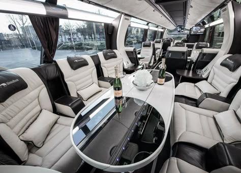 Luxury Bus Interior, Yachts Aesthetic, Limousine Interior, Sauna Bathroom Design, Rich Things, Super C Rv, Travel Vehicles, Sauna Bathroom, Mercedes Bus