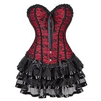 Steampunk Costume Women, Tulle Skirt Plus Size, Steampunk Corset Dress, Red Corset Dress, Burlesque Dress, Red Corset Top, Steampunk Skirt, Lace Costume, Plus Size Costume