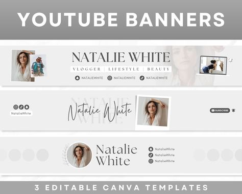 youtube Banner Youtube Branding, Aesthetic Youtube, Youtube Banner Design, Youtube Banner Template, Youtube Channel Art, Youtube Banner, Graphic Design Tools, Brand Kit, Media Icon