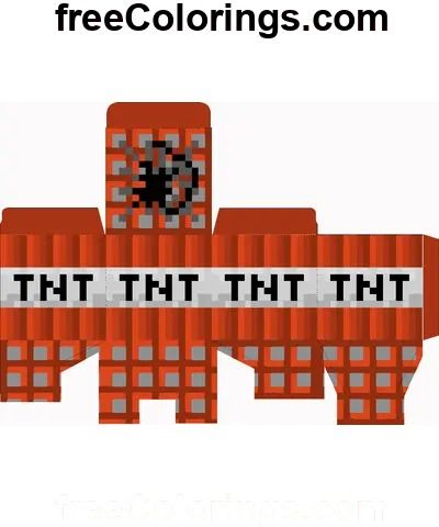 Tnt Minecraft Cube Papercraft – Free Printable Coloring Pages Tnt Minecraft, Minecraft Pig, Minecraft Blocks, Snowflake Template, Creeper Minecraft, Love Coloring Pages, Candy Crush Saga, Printable Pictures, Free Greeting Cards