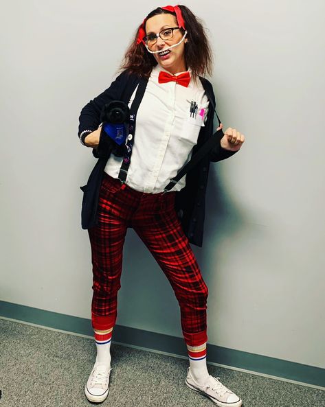 Nerd Halloween Costumes For Women, Diy Nerd Costume Women, Nerd Costume Women, Nerdy Costumes, Nerd Costume Diy, Nerd Costumes, Nerd Costume, I Gotta Feeling, Nerd Outfits