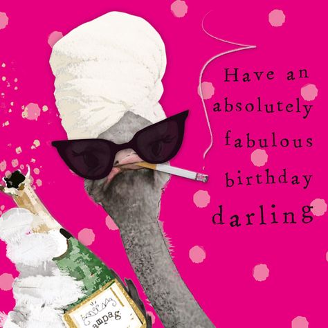 Absolutely fabulous birthday darling Absolutely Fabulous Birthday, Silly Birthday Wishes, Happy Birthday Friend Funny, Best Birthday Wishes Quotes, Funny Happy Birthday Images, Birthday Greetings Funny, Funny Happy Birthday Wishes, Birthday Cartoon, Birthday Memes