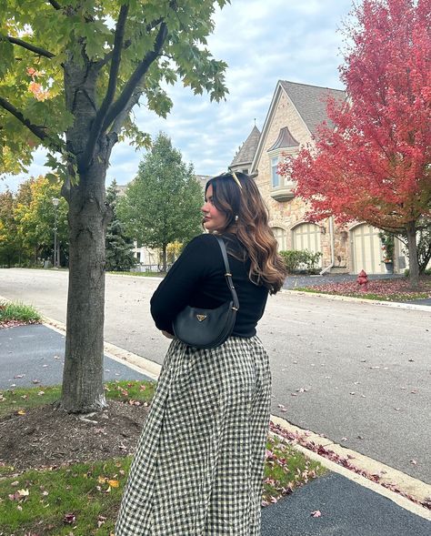 Styling a sundress for fall 🍂☕️ @onequince @princesspollyboutique #fallfashion #ootdinspo #everydayfashion #pinterestinspired #pinterestgirl #pinterestaesthetic #pinterestphoto #ootdfashion #coolgirlaesthetic #chicfashion #ginghamdress #ginghamskirt #fallstyle Fall outfit inspiration, fall style, gingham skirt, ootd, Pinterest aesthetic, Pinterest style Comment SHOP below to receive a DM with the link to shop this post on my LTK ⬇ https://liketk.it/4VmAU #ltkstyletip #ltkmidsize Gingham Skirt Outfit, Gingham Dress Outfit, Ootd Pinterest, Skirt Ootd, Fall Outfit Inspiration, Pinterest Style, Modest Outfit, Gingham Skirt, Pinterest Aesthetic