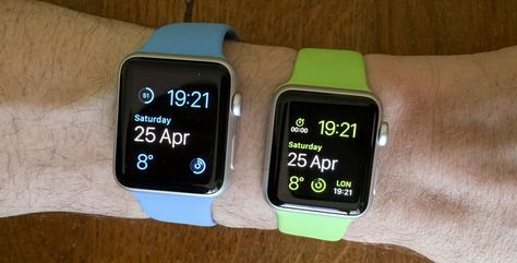 Apple Watch - Compare Sizes - 42mm vs 38mm Apple Watch 41mm Vs 45mm, Apple Watch Sizes, Smart Jewelry, Watch Review, Pink Sand, Watch Faces, Home Automation, The Bad, Being Ugly