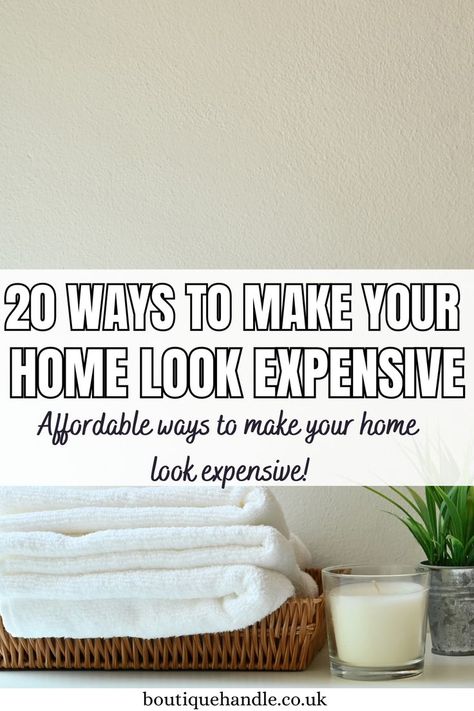 If you're wondering how to make your house look expensive or how to make your home look expensive, you need to read this! We have gathered 20 ways to transform your home. | how to make your home cozy | how to make your home feel cozy | how to make your house cozy | fall home decor | home inspo | winter decorating | hall decor | room inspo | apartment decor | house decor | house decorating ideas Room Inspo Apartment, Make Your House Cozy, Make Your House Look Expensive, Make Your Home Look Expensive, Cozy Fall Home, House Cozy, Make Your Home Cozy, Winter Decorating, Look Expensive