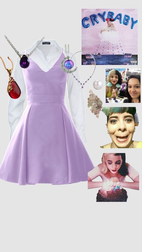 Melanie Martinez cry baby trilogy tour outfit idea Mad Hatter Melanie Martinez, Melanie Martinez Outfit Ideas, Melanie Martinez Inspired Outfits, Mad Hatter Melanie, Melanie Martinez Cry Baby, Melanie Martinez Outfits, Melanie Martinez Concert, The Mad Hatter, Themed Outfits