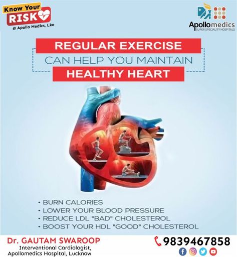 Interventional Cardiologist In Lucknow. Cardiology Creative Ads, Medical Ads Design, Heart Creative Ads, Medical Creative Ads, Healthcare Ads, Medical Flyer, Hospital Emergency, Heart Hospital, Physically Active