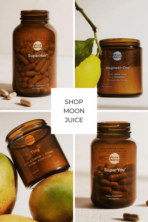 Shop Moon Juice Adaptogens - Julie Pedraza Chelated Magnesium, Moon Juice, Regular Bowel Movements, Branding Inspo, Nutritional Deficiencies, Brittle Hair, Hair Follicle, Emotional Wellness, Radiant Skin