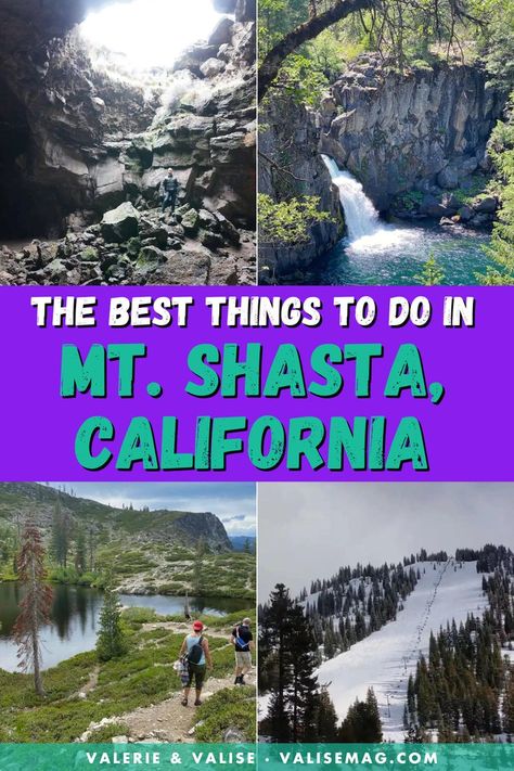 Mount Shasta California, Northern California Road Trip, Northern California Travel, Southern California Travel, California Travel Guide, Mt Shasta, Road Trip Map, Lassen Volcanic National Park, Mount Shasta