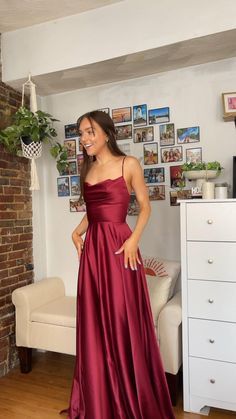 #BEAUTY ,#REALATIONSHIPS #Fashion #Outfits #SUMMER Outfits #Animals Red Dress For Wedding, Wine Red Dress, Prom Dress Inspo, Classy Prom, Prom Dresses Black, Classy Prom Dresses, Stunning Prom Dresses, Red Wedding Dresses, Dress For Wedding