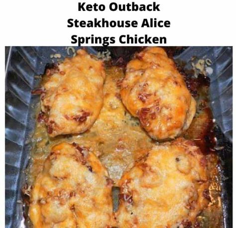 Keto Outback Steakhouse Alice Springs Chicken - Kizios Recipes Alice Chicken, Outback Steakhouse Alice Springs Chicken, Ketosis Diet Recipes, Alice Springs Chicken, Atkins Recipes, Outback Steakhouse, Honey Mustard Sauce, Sauteed Chicken, Alice Springs