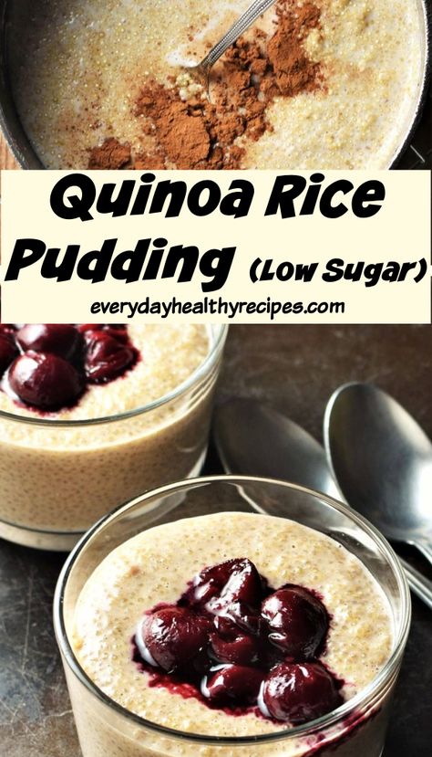 Quinoa Dessert, Quinoa Dessert Recipes, Creamy Quinoa, Quinoa Desserts, Quinoa Pudding, Quinoa Recipes Easy, Quinoa Recipes Healthy, Biscuits Diététiques, Quinoa Rice