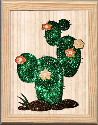 Crystal Jewerly, Sequin Art, Bio Ideas, Pin Art, Do It Yourself, Art Projects, Beading, Do It, Cactus