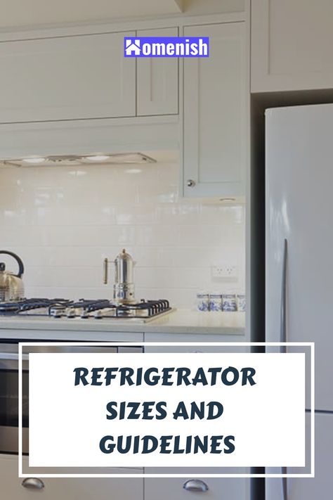 Refrigerators are a popular appliance choice for their convenience and efficiency. But with so many options available, it can be tough to know which size is right for your kitchen. In this article, we’ll take a closer look at the standard dimensions of refrigerators and help you make an informed decision when choosing your next refrigerator. Kitchen Refrigerator Placement, Fridge In Kitchen, Fridge Size, Fridge Sizes, Refrigerator Dimensions, Refrigerator Sizes, Under Counter Fridge, Fridge French Door, Best Refrigerator