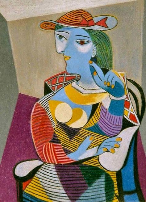 ARTE PARA NIÑOS: Picasso y el Cubismo al alcance de los más pequeños - RZ100arte Picasso Famous Paintings, Pablo Picasso Artwork, Famous Art Paintings, Picasso Artwork, Picasso Portraits, Pablo Picasso Art, Pablo Picasso Paintings, Most Famous Paintings, Picasso Paintings