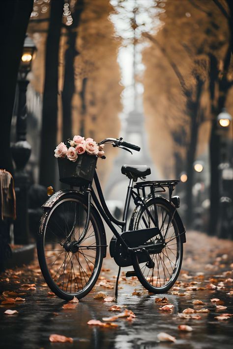 Paris Aesthetic, Vintage Paris, Autumn Photography, Aesthetic Vintage, In The Rain, Aesthetic Backgrounds, Vintage Aesthetic, Vintage Photography, Flowers Photography