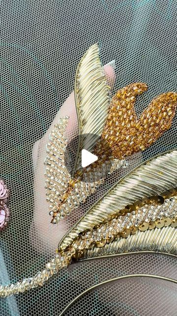 Learning A New Skill, Goldwork Embroidery, Gold Work Embroidery, M Learning, Learn A New Skill, Gold Work, Funny Words, Beading Tutorials, Told You