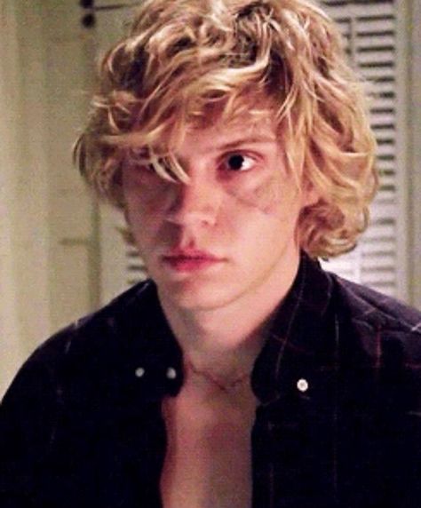 Kyle- American Horror Story: Coven. (Blonde Evan Peters? I can dig it) Tate Ahs, Kyle Spencer, Evan Peters American Horror Story, Tate And Violet, Ahs Coven, Tate Langdon, Jeff Hardy, Evan Peters, The Perfect Guy