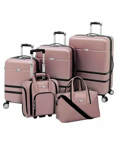 Luggage Sets Cute, Luggage For Women, Travel Luggage Set, Hard Sided Luggage, Hardside Luggage Sets, Cute Suitcases, Capas Samsung, Luxury Luggage, Travel Bag Set